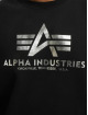 Alpha Industries Pulóvre Basic Foil Print èierna