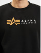 Alpha Industries Pulóvre Alpha Label èierna