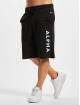Alpha Industries shorts Jersey zwart