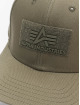 Alpha Industries Snapback Caps Velcro zielony