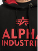 Alpha Industries Sweat capuche Foam Print noir