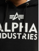 Alpha Industries Sweat capuche Foam noir