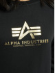 Alpha Industries Swetry New Basic Foil Print czarny