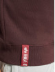 Alpha Industries Swetry Small Logo Basic czerwony