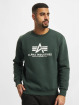 Alpha Industries Swetry Basic zielony