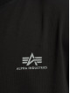 Alpha Industries T-Shirt Backprint Reflective black