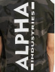 Alpha Industries T-Shirt Backprint Camo black