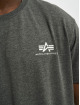 Alpha Industries T-Shirt Basic Small Logo grau