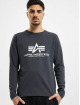 Alpha Industries T-Shirt manches longues Basic bleu