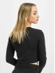 Alpha Industries T-Shirt manches longues Basic Cropped noir