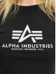 Alpha Industries T-Shirt manches longues Basic Cropped noir