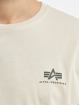 Alpha Industries T-Shirt Basic Small Logo weiß