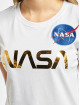 Alpha Industries T-Shirty Nasa PM T bialy