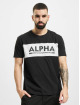 Alpha Industries T-Shirty Inlay czarny