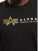 Alpha Industries T-Shirty Label Foil Print czarny