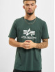 Alpha Industries T-skjorter Basic grøn