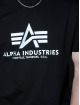 Alpha Industries T-skjorter Basic Reflective Prin svart