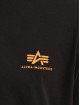 Alpha Industries T-skjorter Backprint  Reflective Print svart
