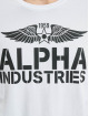 Alpha Industries Tričká Rebel T biela