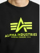 Alpha Industries Trøjer Basic Neon Print sort