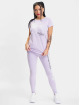 Amstaff T-shirts Woman Logo lilla
