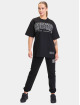 Babystaff t-shirt College Oversized zwart
