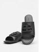 Balenciaga Sandals Oval Flat Black Logo black