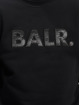 BALR Pullover Olaf Straight Satin Embro Crewneck black