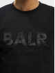 BALR T-Shirt manches longues Olaf Straight Satin Embro noir