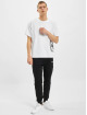BALR T-Shirty Crest Print Oversized Fit bialy