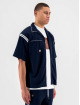 Black Bananas Camicia Palm blu