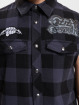 Brandit Chemise Ozzy Checkered Sleeveless noir