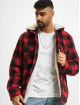 Brandit Lightweight Jacket Lumber Hooded red