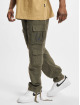 Brandit Reisitaskuhousut Pure Slim Fit oliivi