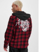Brandit Skjorta Iron Maiden Checkered röd