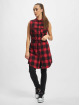 Brandit Skjorte Ladies Long Gracey Sleeveless rød
