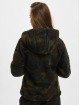 Brandit Übergangsjacke Ladies Teddyfleece Hood camouflage
