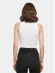 Build Your Brand Body Sleeveless Turtleneck blanc