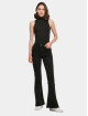 Build Your Brand Body Sleeveless Turtleneck musta