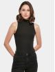 Build Your Brand Body Sleeveless Turtleneck čern