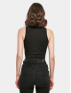 Build Your Brand Body Sleeveless Turtleneck čern