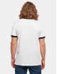 Build Your Brand Camiseta Ringer blanco