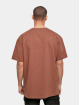 Build Your Brand Camiseta Heavy Oversize marrón