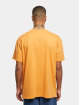 Build Your Brand Camiseta Heavy Oversize naranja