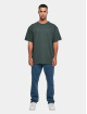 Build Your Brand Camiseta Heavy Oversize verde