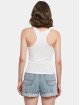 Build Your Brand Débardeur Racer Back blanc