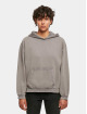 Build Your Brand Hoodies Ladies Acid Washed Oversize grå