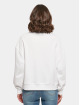 Build Your Brand Jersey Oversized Crewneck blanco
