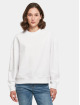 Build Your Brand Maglia Oversized Crewneck bianco