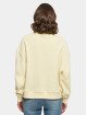 Build Your Brand Maglia Oversized Crewneck giallo